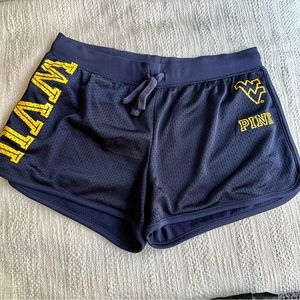 PINK Victoria's Secret Athletic Shorts Blue Yellow